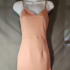 Rhapsody Rare, Vintage Cocktail Mini Dress with V-Neck & Jewel Straps
